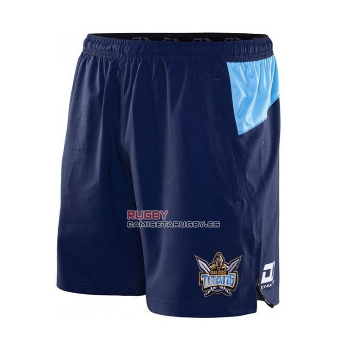 Pantalones Cortos Gold Coast Titans Rugby 2021 Azul